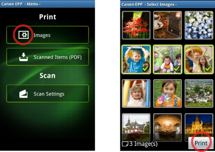 PIXMA Easy-PhotoPrint - Android 