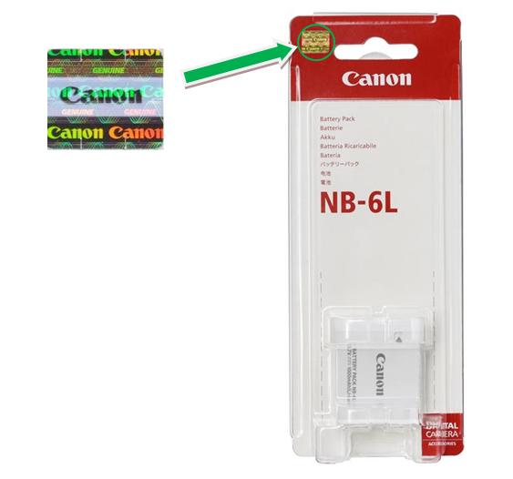 Note The Hologram Security Label changes in pattern and color